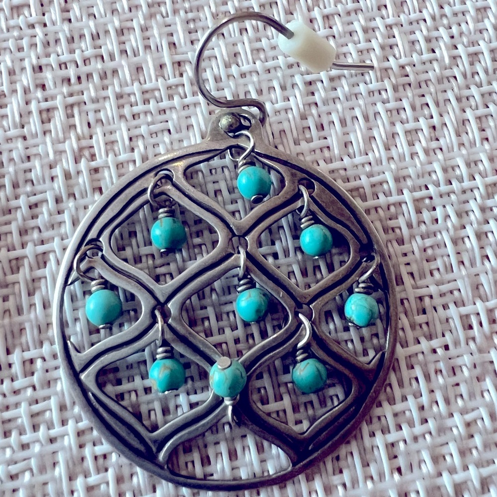 Silpada .925 sterling silver earrings - 1 1/2” length